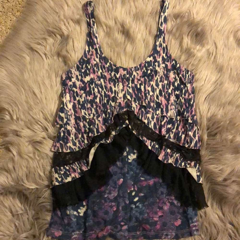 Animal print tank top